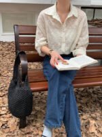 ⁦قميص نسائي كاجوال فضفاض⁩ - الصورة ⁦3⁩