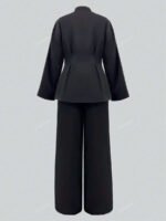 ⁦سيت نسائية مكونة من قطعتين جاكيت وبنطلون⁩ - الصورة ⁦3⁩