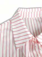 ⁦بلوزة نسائية مخططة بأكمام طويلة⁩ - الصورة ⁦13⁩