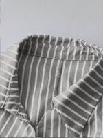 ⁦بلوزة نسائية مخططة بأكمام طويلة⁩ - الصورة ⁦19⁩