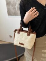 ⁦حقيبة قش أنيقة⁩ - الصورة ⁦3⁩