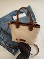 ⁦حقيبة قش أنيقة⁩ - الصورة ⁦7⁩