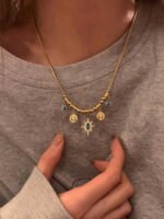 ⁦قلادة نسائية أنيقة⁩ - الصورة ⁦4⁩