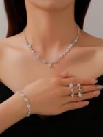 طقم مجوهرات زفاف فاخر