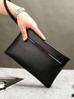 ⁦حقيبة ظرف رجالية سوداء⁩ - الصورة ⁦2⁩