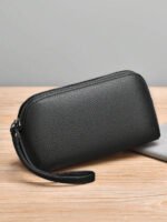 ⁦محفظة يد سوداء متعددة الوظائف⁩ - الصورة ⁦5⁩