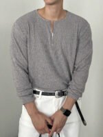 ⁦تي شيرت رجالي قطني سادة⁩ - الصورة ⁦7⁩